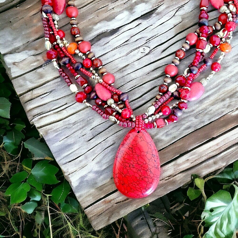 STYLE & CO Stone Statement Necklace